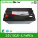 Solar Battery 24V 50ah with BMS Protection