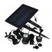 Solar Fountain with LED Light