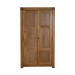 Solid Oak Lady's Hanging Robe/Oak 2 Doors Wardrobe