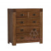 Solid Oak Wooden 2 Over 3 Chest of Drawers Bedroom Furniture (RC2O3)