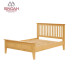 Solid Oak Wooden Bed/ Wooden 4'6 Bed