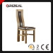Solid Oak and Leather Curved Back Dining Chair (OZ-SW-010)