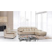 Solid Wood Leather Living Room/Home Furnituresectional Corner Sofa (886)