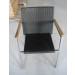 Stackable Aluminum Rattan Chair for Hotel and Restaurant