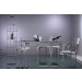 Stainless Steel Wine Display and Dining Furniture