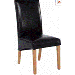 Straight Back PU Dining Chair/Wooden Chair/Faux Leather Chair/Bonded Leather Chair