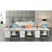 Straight Shaped Wooden Office Modular Workstation Table (HF-YZH006)