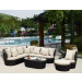 Stylish Rattan Sofa Set (S0041)
