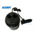 Suoer Factory Price Cup Shape 2 USB 2 Socket Car Cigarette Lighter 12V Car Charger Adapter (WF-186)