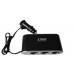 Suoer Factory Price Triple Socket USB Car Cigarette Lighter Car Charger Adapter (WF-861)