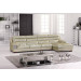 Sweet Home Furniture Chinese Leather Corner Sofa with High Back (B105)