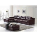 Sweet Home Living Room Solid Wood Frame Hot Sales Leather Sofa (S021)