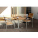 Teak Cafe Table and Teak Chair -Patio/Outdoor/Bar Furniture (D576)