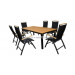 Textilene Garden Patio Wicker Outdoor Rattan Furniture (PAT-1111)
