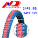 Top Sale Color Tire 24*1.95, 24*2.125 Bicycle Tire