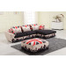 U. K. Modern Sectional Fabric Sofa Set