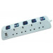 UK Extension Strip with USB, UK Power Strip with USB