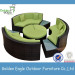UV-Resistant Rattan Furniture Round Wicker Set