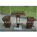 Unique Design Outdoor Furniture Wicker Bar Table and Chairs (CF713T)