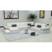 Villa Furniture Feature Chaise 2seater Leather Sofa (SF121)