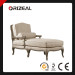 Vintage French Toulouse Chaise Lounge with Traditional Rococo Carvings (OZ-VFC-008)