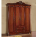 Wardrobe Accessories Bedroom Furniture Solid Wood Doors Wooden Wardrobe Closet Wardrobe (LF-755A)
