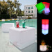 Waterproof Cube Table and Chair Outdoor Table for Swimming Pool