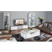 White Coffee Table with Marble Top (CJ-198)