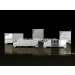 White High Glossy Cabinet (SM-D03A & B & C & D & E)