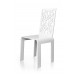 White Hollow out Plastic Chair for Dining Room