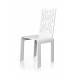 White Hollow out Plastic Chair for Dining Room