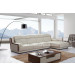 White House Furniture White Leather Sofa Set (SO62)