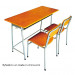 Wholesale School Furniture Double Desk and Chair (SF-29D)