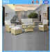 Wicker Furniture Round Rattan Weaving Patio Sofa Balcony Sofa Hotel Sofa