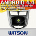 Witson Android 4.4 System Car DVD for Hyundai Solaris (W2-A7025)
