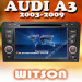 Witson Car DVD for Audi A3/S3/RS3 (2003-2009)