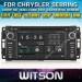 Witson Car DVD for Chrysler Sebring Car DVD GPS 1080P DSP Capactive Screen WiFi 3G Front DVR Camera
