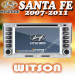 Witson Car DVD with GPS for Hyundai Santa Fe