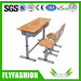 Wooden Detachable Double Student Table and Chair Classroom Furniture