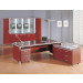 Wooden Office Desk with Side Table (Christ-we01)