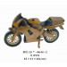 Wooden Toy Motorcycle Model for Adults and Kids