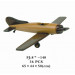 Wooden Toy Plane Model for Adults and Kids