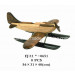 Wooden Toy Plane Model for Adults and Kids