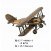 Wooden Toy Plane Model for Adults and Kids