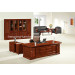 Wooden Veneer Executive Table / Chinese Manager Desk Furniture / Modern Computer Desk