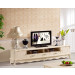 Wooden White Elegant Designs 2.2 Meter TV Cabinet
