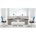 Workstation with Desk Top Partition and Pedestal (HF-CA002)