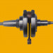 Ybr125 Motorbike Crankshaft, Motorcycle Crankshaft for Auto
