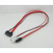 Slimline SATA - SATA Cable with LP4 Power