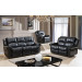 with Copper Nail Recliner Sofa Set (E-3707)